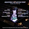 Attack Shark X68 HE Rapid Trigger Keyboard, schwarz mit Kontur, LEDs RGB, Outemu White Jade Magnetic, USB, US Vorschaubild