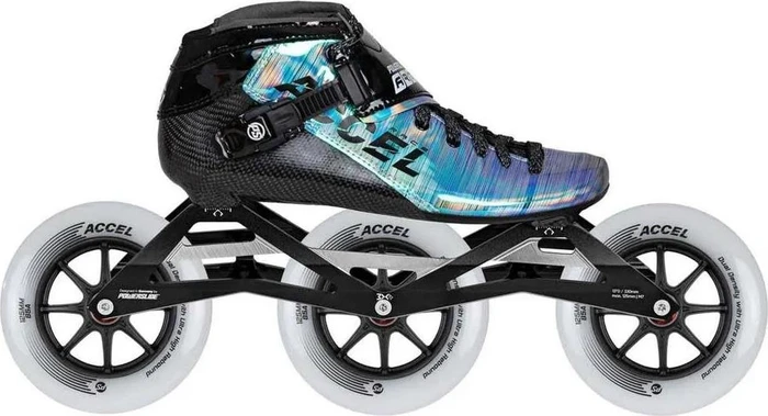 Powerslide Accel Race 125 Speed-Skate chrome mirror