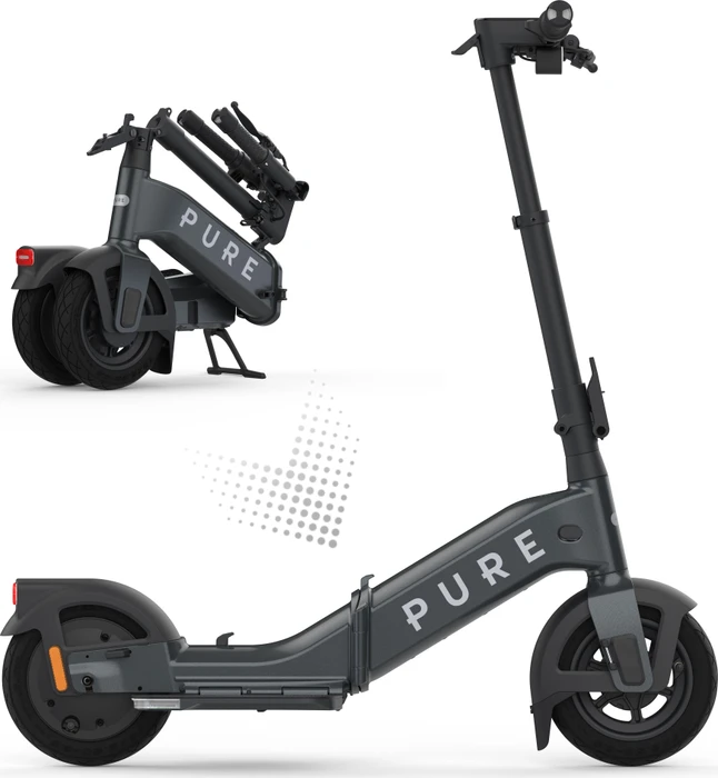 Pure Flex Elektro-Roller mercury grey 20km/h