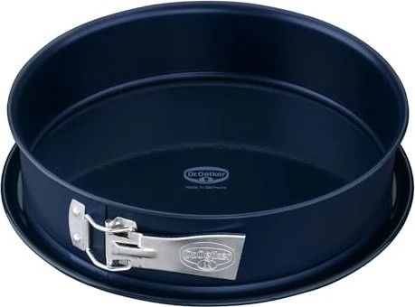 Dr. Oetker Back-Liebe Emaille Springform mit Emaille-Servierboden und Antihaft-Ring 28cm