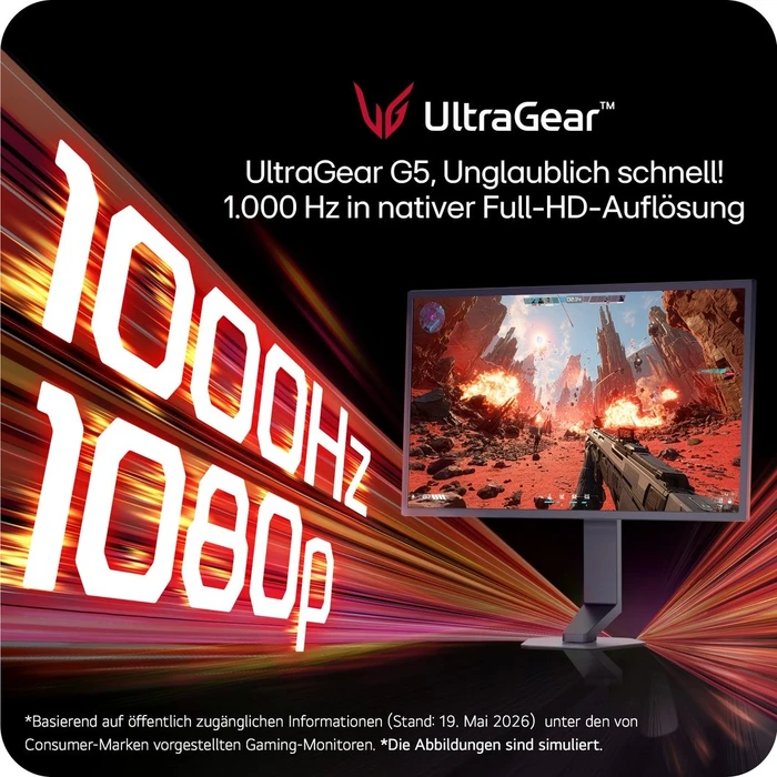 LG UltraGear G5 25G590B-B, 24.5"