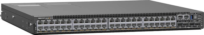 Dell EMC Networking N Series PowerSwitch N3200 Rackmount 10G Managed Stacking Switch, 48x RJ-45, 4x SFP28, PoE++, Front to Back Airflow