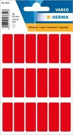 Herma Vielzwecketiketten, 12x34mm, rot, 10er-Pack (900 Etiketten)