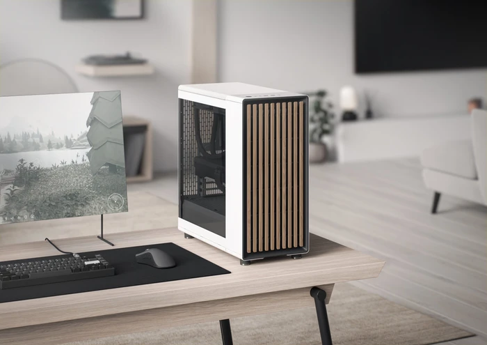 Fractal Design North Chalk White TG Clear, Glasfenster