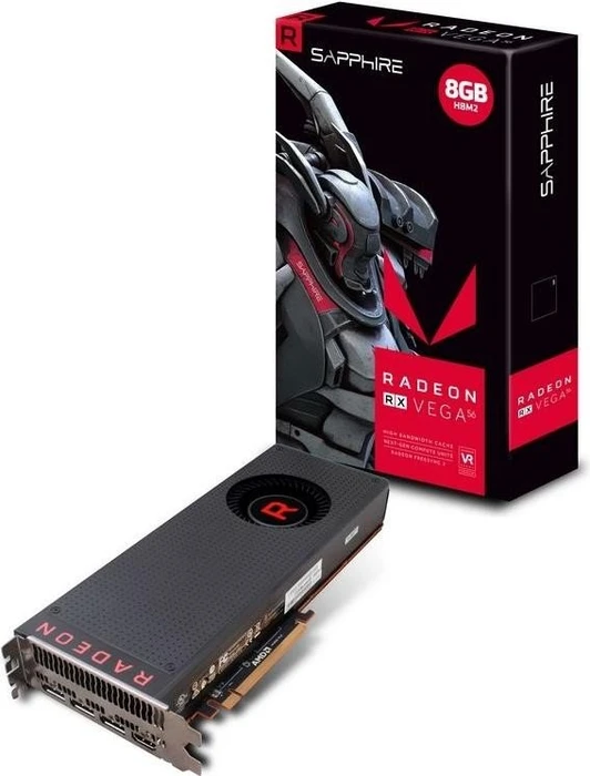 Sapphire Radeon RX Vega 56, 8GB HBM2, HDMI, 3x DP, lite retail