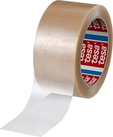 tesa tesafilm 4124 PVC Klebeband transparent, 75mm/66m, 1 Stück
