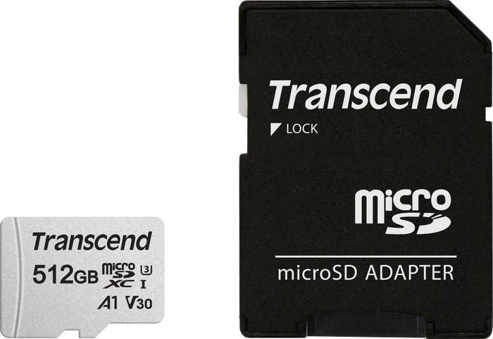 Transcend 300S, microSD UHS-I U3, A1, V30