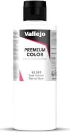 Vallejo Premium Airbrush Color matt varnish, 200ml