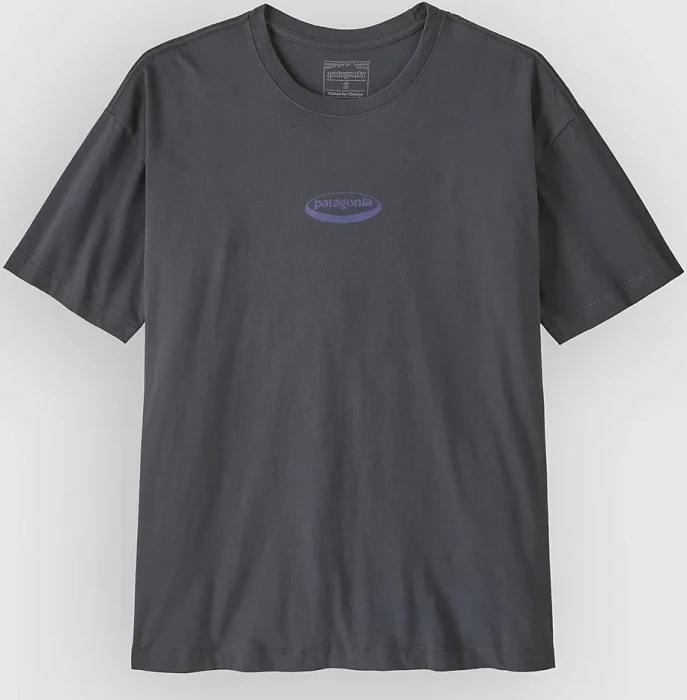Patagonia 95 Oval Logo Oversized T-Shirt kurzarm smolder blue (Damen)