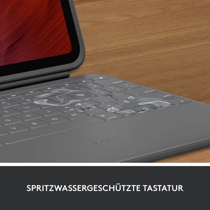 Logitech Rugged Folio für iPad 10, grau, DE