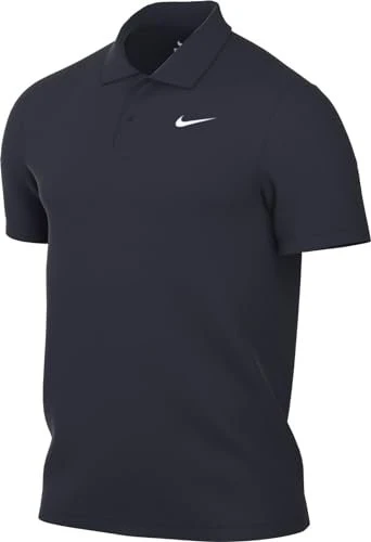 Nike Court Dri-FIT Tennis Funktionsshirt kurzarm obsidian/weiß (Herren)