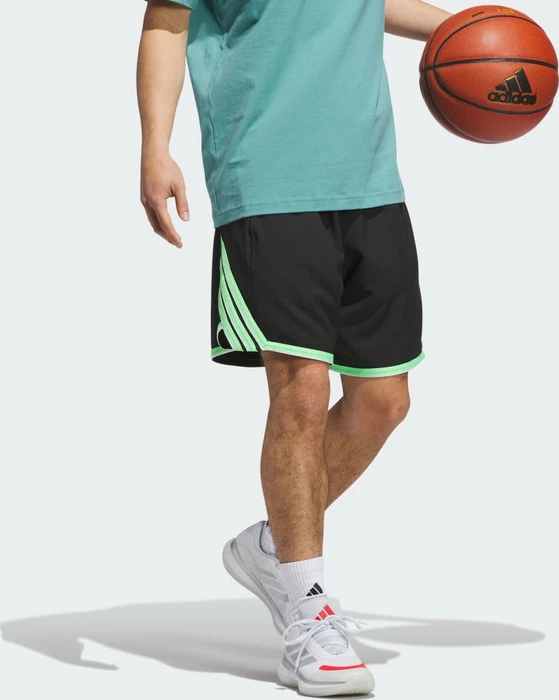 adidas Crazy Lite Trainingshose kurz black/lime burst (Herren)