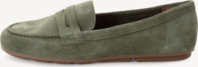 Tamaris Lederslipper olive (Damen)