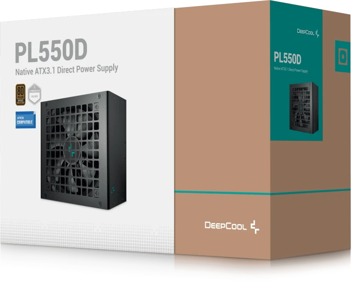 DeepCool PL-D Series PL550D V2 550W, ATX 3.1