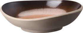 Rosenthal Junto Bronze Steinzeug Teller tief 17cm