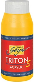 Kreul Solo Goya Triton S Acrylic Acrylfarbe, maisgelb, 750ml