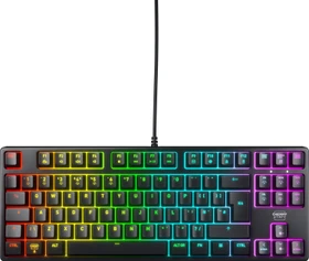 Cherry Xtrfy K4V2 TKL, schwarz, LEDs RGB, MX2A RGB RED, USB, UK