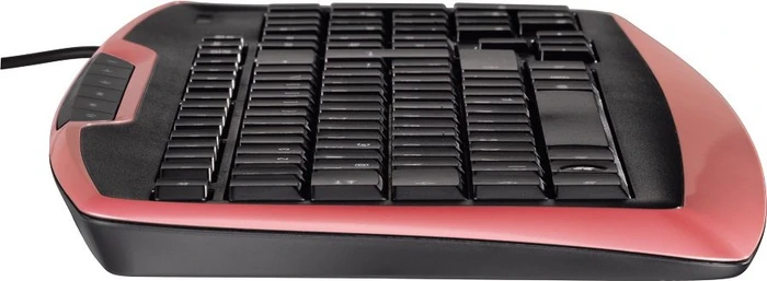 Hama K410 Media Keyboard rosa, USB