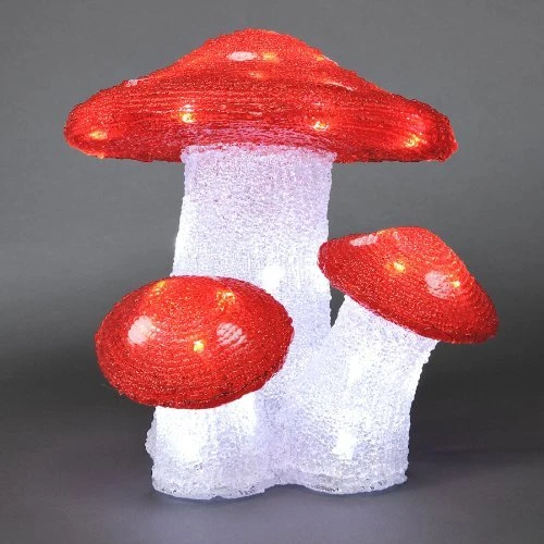 Konstsmide Acryl Motiv Fliegenpilz LED 48x warmweiß