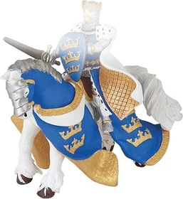 Papo Die Welt des Mittelalters - König Arthurs Pferd blau