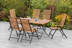 Merxx Schlossgarten Gartenmöbel-Set, 7-tlg.