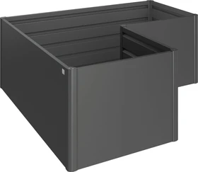 Biohort Hochbeet L 201x201cm dunkelgrau-metallic
