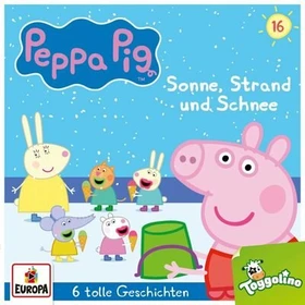 Peppa Pig CD 16 - Sonne, Strand und Schnee (und 5 weitere Geschichten)