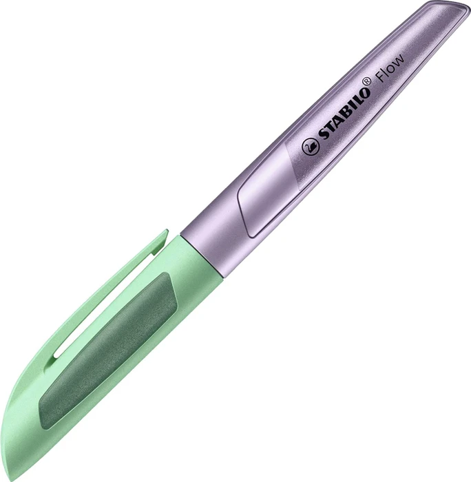 STABILO Flow COSMETIC Metallic lila/grün, rechte Hand, mittel