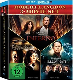 Der Da Vinci Code - Sakrileg / Illuminati / Inferno Box-Set (Blu-ray)