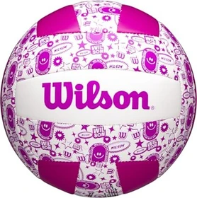 Wilson Stamp Beachvolleyball violett/weiß