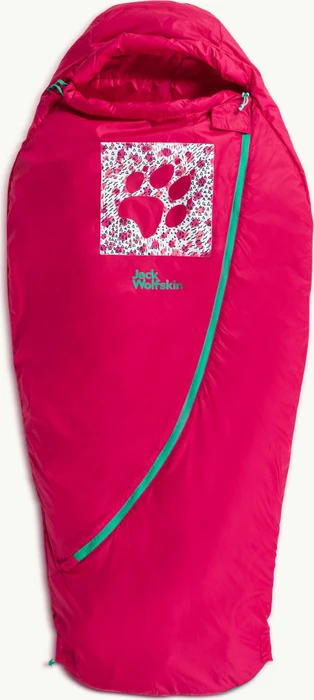 Jack Wolfskin Grow Up Dreamer Mumienschlafsack pink dahlia (Junior)