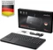 Perixx Periboard-534 Wired Compact Keyboard with Touchpad and USB Hubs, schwarz, USB, US Vorschaubild
