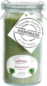 Candle Factory Mini Jumbo Duftkerze zitronengras, 1 Stück