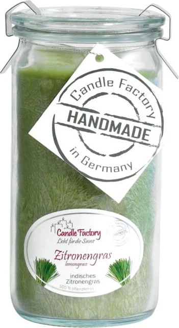 Candle Factory Mini Jumbo Duftkerze zitronengras, 1 Stück