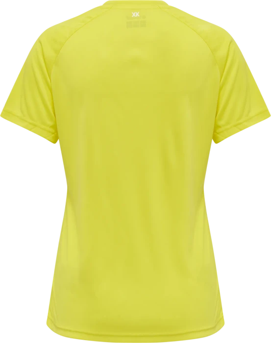 hummel Core XK Funktionsshirt kurzarm blazing yellow (Damen)