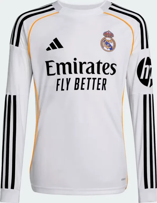 adidas Real Madrid 2025/2026 Heimtrikot langarm (Junior)