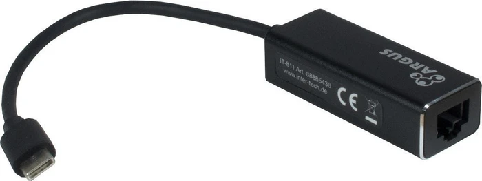 Inter-Tech Argus IT-811 LAN-Adapter, RJ-45, USB-C 3.0 [Stecker]