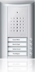 Ritto Entravox Audio Türstation 4 Teilnehmer, silber