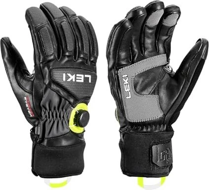 Leki Griffin Tune 3D BOA Skihandschuhe black/grphite/ice lemon