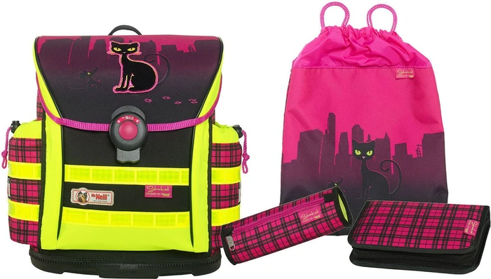 McNeill Ergo Light 912 S Streetcat DIN Schultaschen-Set, 4-tlg.