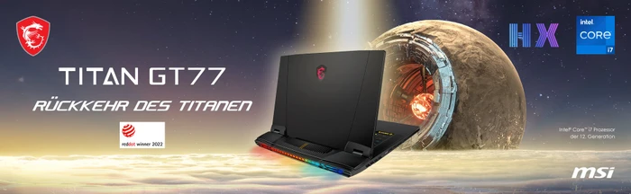 MSI GT77 12UGS-011 Titan GT77 12UGS-011, Core Black, Core i7-12800HX, 32GB RAM, 2TB SSD, GeForce RTX 3070 Ti, DE
