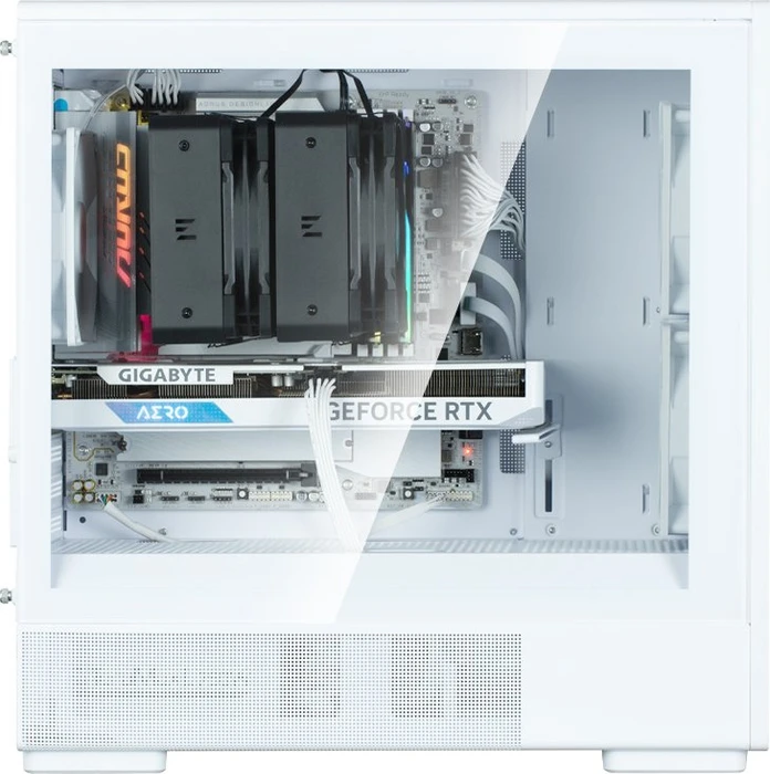 Zalman P10 NAMU White, Glasfenster