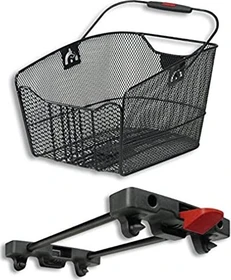 KLICKfix Citymax Racktime Fahrradkorb schwarz