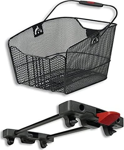 KLICKfix Citymax Racktime Fahrradkorb schwarz