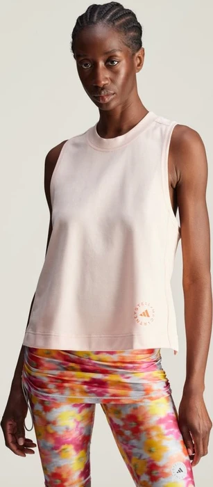 adidas by Stella McCartney Logo Funktionsshirt ärmellos blush pink (Damen)