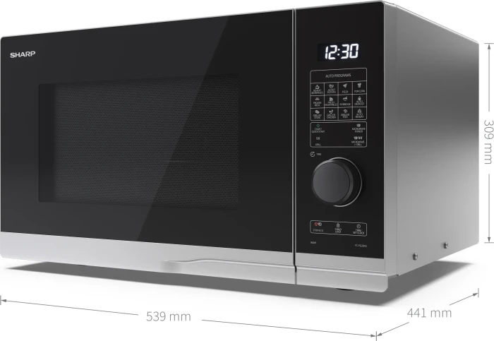 Sharp YC-PG254AE-S Mikrowelle mit Grill