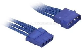 BitFenix Alchemy 4-Pin Molex Verlängerung 45cm, sleeved blau/blau (BFA-MSC-MM45BB-RP)