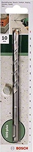 Bosch DIY SDS-plus Hammerbohrer, 10x100x160mm, 1 Stück