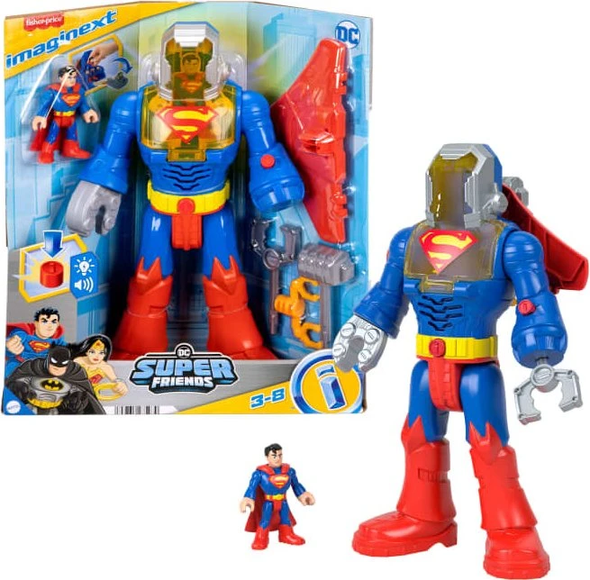 Mattel Fisher-Price - Imaginext - DC Super Friends Superman mit Exo-Anzug