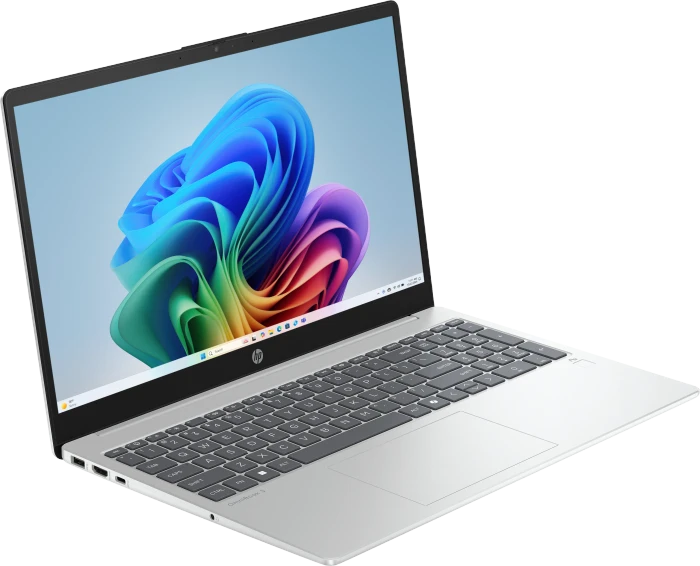 HP OmniBook 3 15-fn0452ng, Glacier Silver, Ryzen AI 5 330, 16GB RAM, 512GB SSD, DE